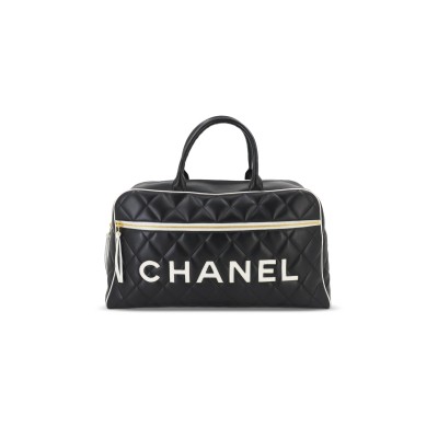 CHANEL LEATHER TRAVEL BAG A05943 (46*27*15cm)